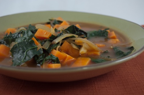 Picture of African Kale & Yam Soup