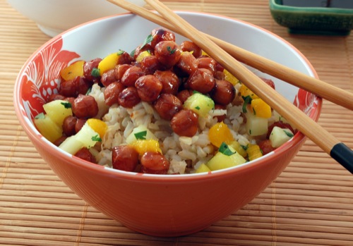 photo of Hawaiian Chickpea Teriyaki