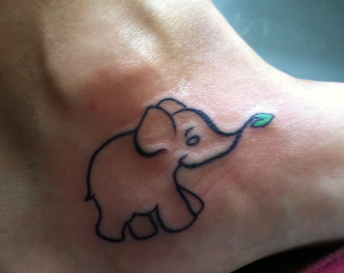 75 Big And Small Elephant Tattoo Ideas - Brighter Craft | Elephant tattoo  design, Elephant tattoos, Little elephant tattoos