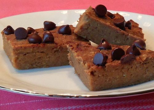 Low Fat Pumpkin Bean Bars