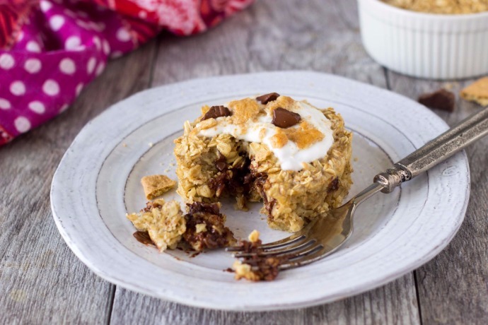 S'Mores Baked Oatmeal