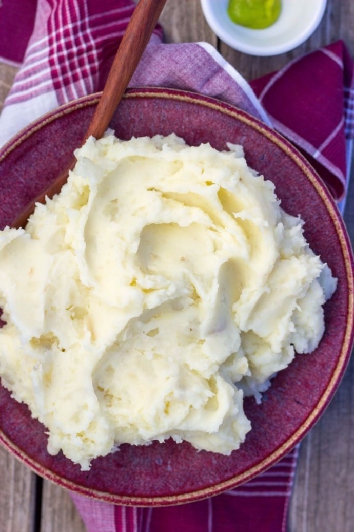 Parmesan and Wasabi Mashed Potatoes