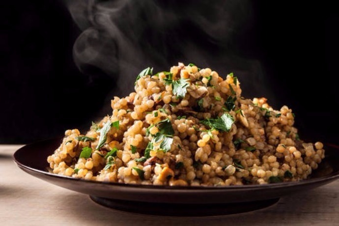 Toasted Israeli Couscous Pilaf