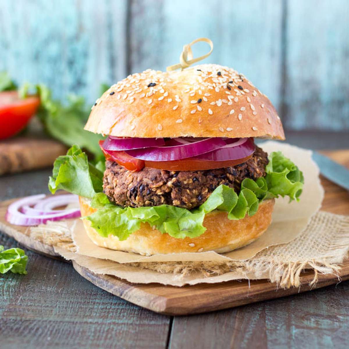 Easy Vegan Black Bean Burgers 6 Ingredients 15 Minutes 